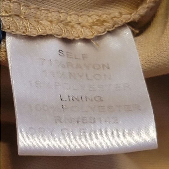 London Times Cocktail Shimmer Dress - Gold - Picture 8 of 9